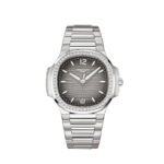 Nautilus 7118/1200A-011 Ladies' Steel Gray Dial Diamond Bezel (2023)
