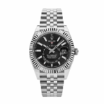 Sky-dweller black dial jubilee 42mm