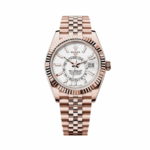 Sky-dweller white dial jubilee 42mm