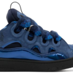 Curb rhinestone-embellished Blue