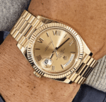 Day-date yellow gold champagne roman dial 40mm - Image 2