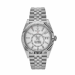 Sky-dweller white dial jubilee 42mm