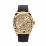 Sky-dweller gold champagne dial 42mm