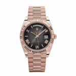 Day-date rose gold slate ombre dial 40mm