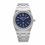 Royal oak grainy blue dial