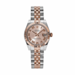 Date just ladies rose gold sundust dial 31mm
