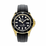 Yacht-master yellow gold black dial 42mm