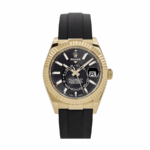 Sky-dweller gold bright black dial 42mm