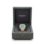 Royal Oak Selfwinding 15550BA.OO.1356BA.01 Yellow Gold Blue Turquoise Dial - Image 2