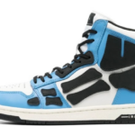 Skel blue black high tie-dye