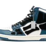 Skel teal black high