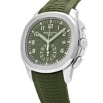 Aquanaut 5968G-010 Chronograph White Gold Khaki Green Dial - Image 5